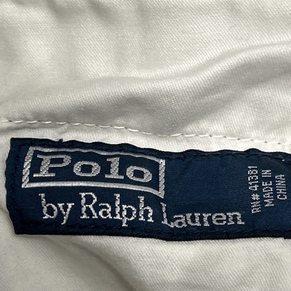 Vintage Polo Ralph Lauren Classic Polo 67 Chino Cargo Shorts Distressed Khaki 38 - Picture 5 of 5